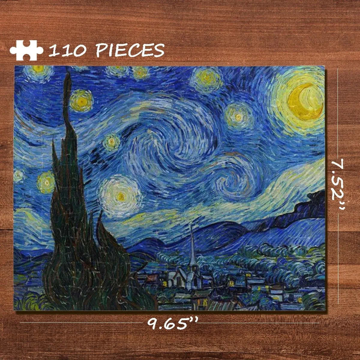 Starry Sky Rectangle Jigsaw Puzzle Best Indoor Gifts 110 Pieces