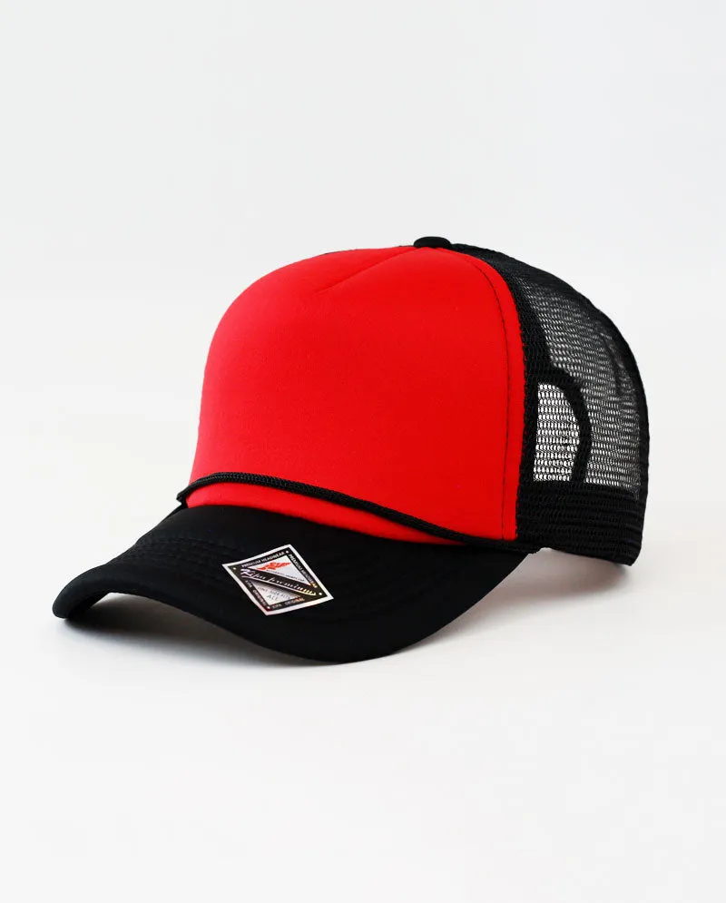 The Hat Depot - Sponge Two Tone Trucker Cap