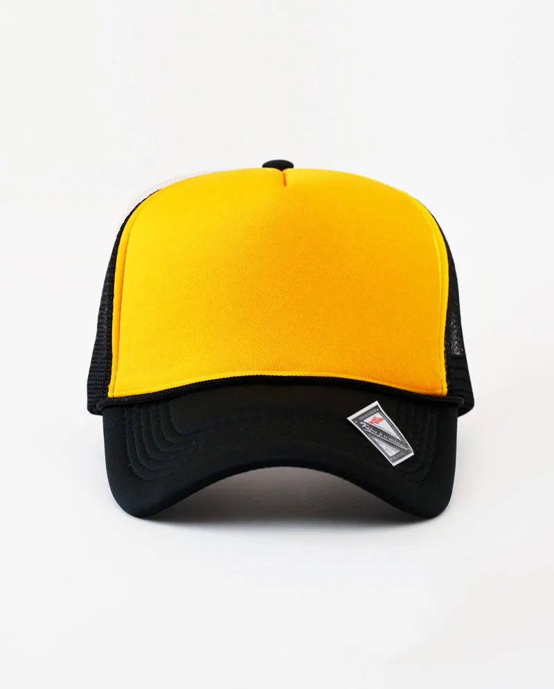 The Hat Depot - Sponge Two Tone Trucker Cap