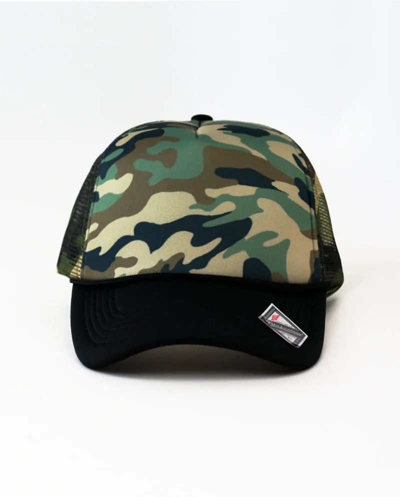 The Hat Depot - Sponge Two Tone Trucker Cap