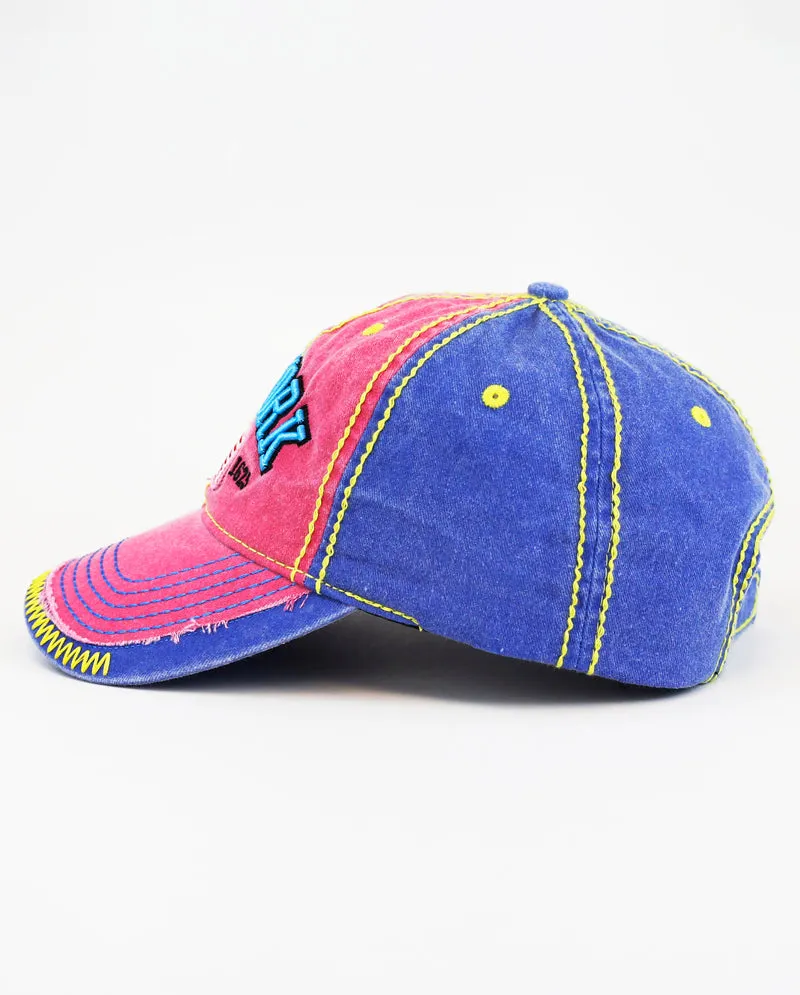 The Hat Depot - Thick Stitch 1625 NEW YORK Baseball Cap