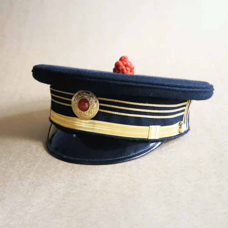 The Peaked Cap from the Dress Uniform of the Qing Dynasty’s New Army Officers