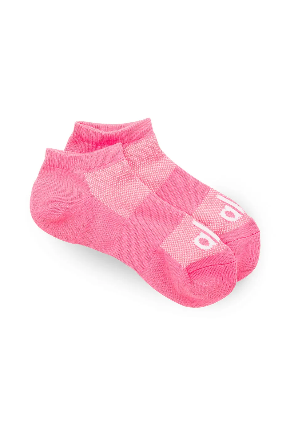 Women's Everyday Sock - Pink Fuchsia/White